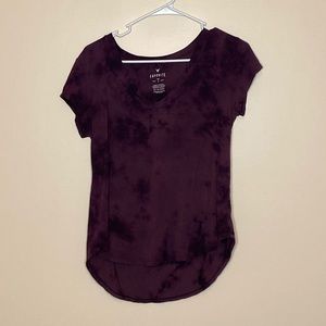 Purple tie dye t shirt